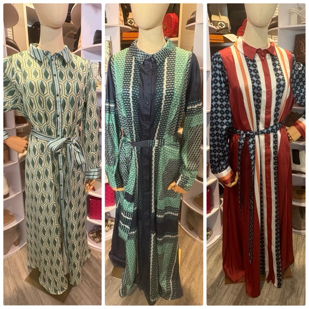 Gallery at Dunnes opal shirt dress lot 3 belted maxi dresses - EU 44